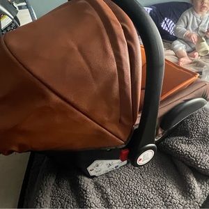 Brand New leather carseat infant